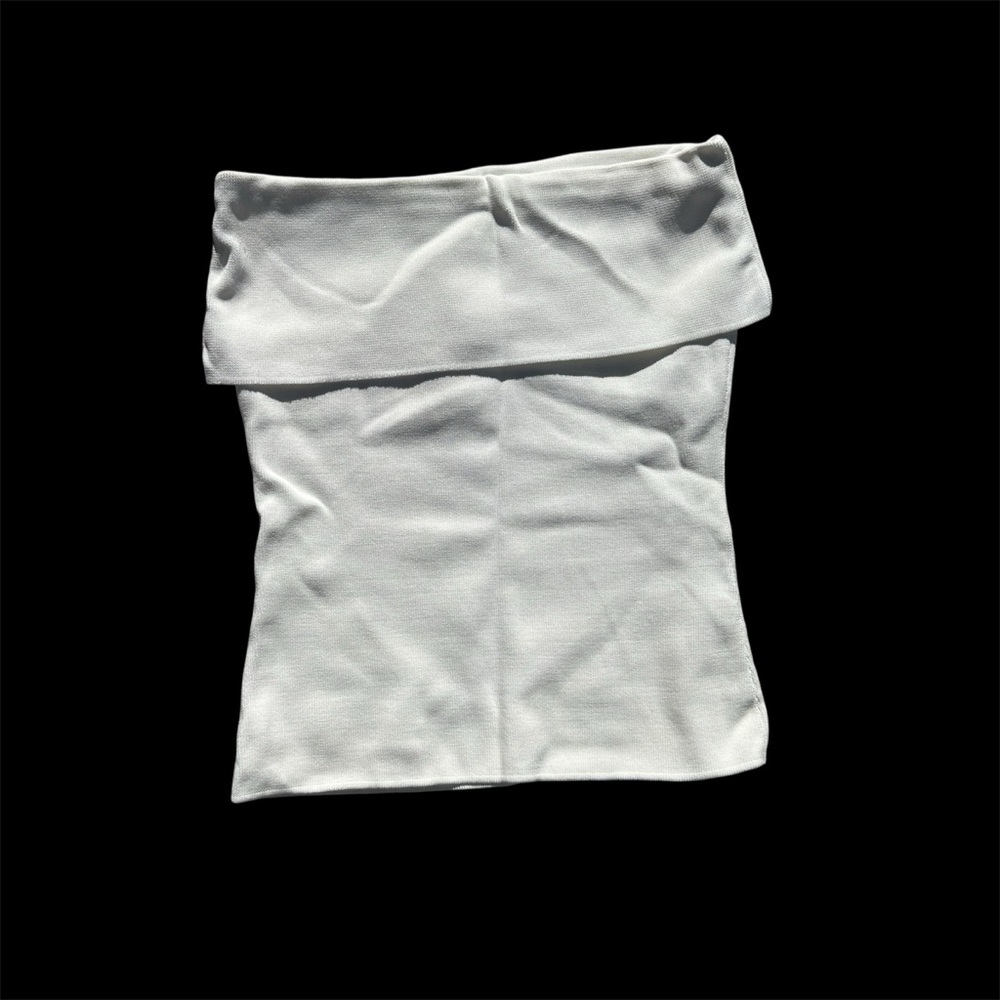Zara White Off-Shoulder Top